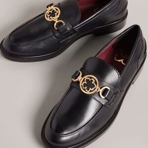 Ted Baker DRAYAN Magnolia Leather Loafer SZ 37.5